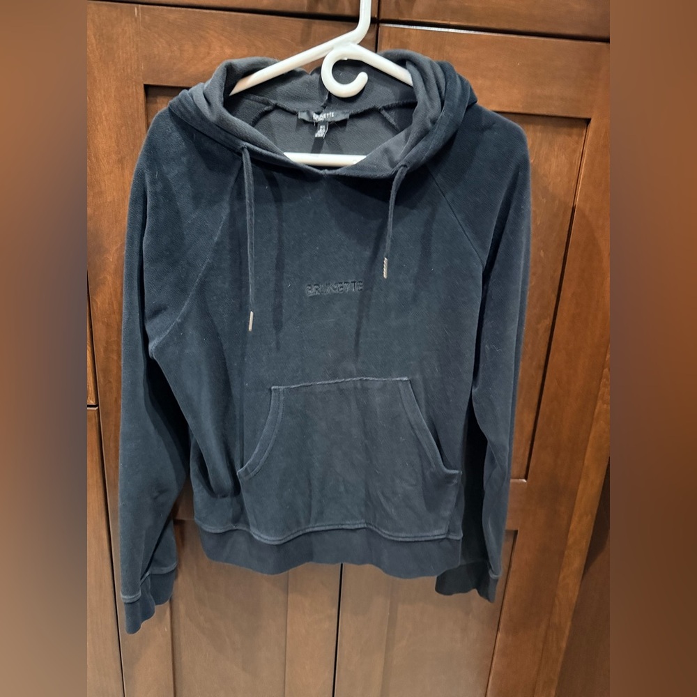 Brunette The Label Charcoal Hoodie